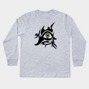 Tribal with Iris a Kids Long Sleeve T-Shirt